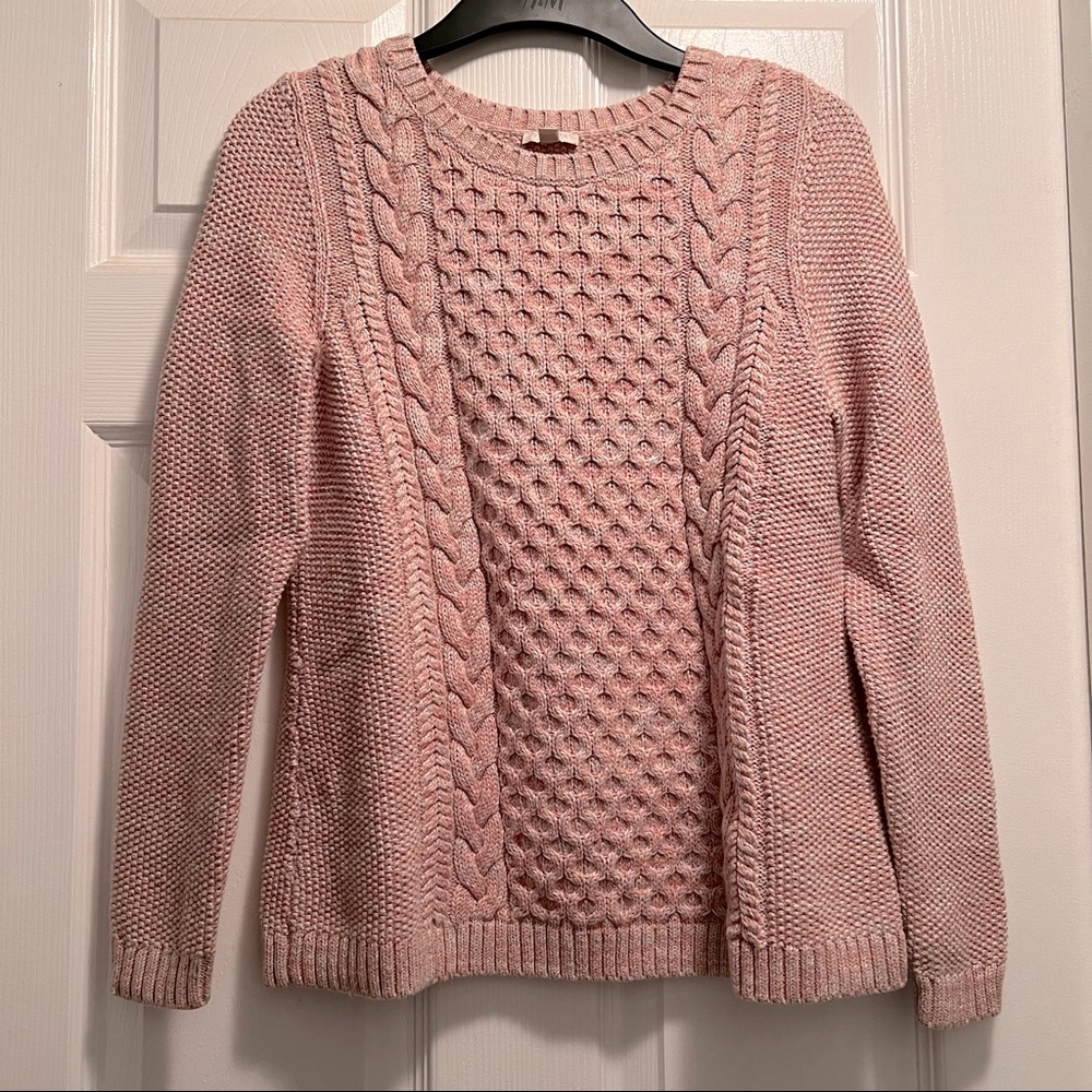 EUC Talbots Petites Cable Knit Sweater